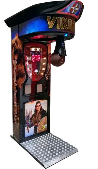 Boxer Fire boksemaskine til køb — Vores mest solgte premium-boksemaskine til natklubber, events og steder hvor maskinen skal være selve blikfanget.
